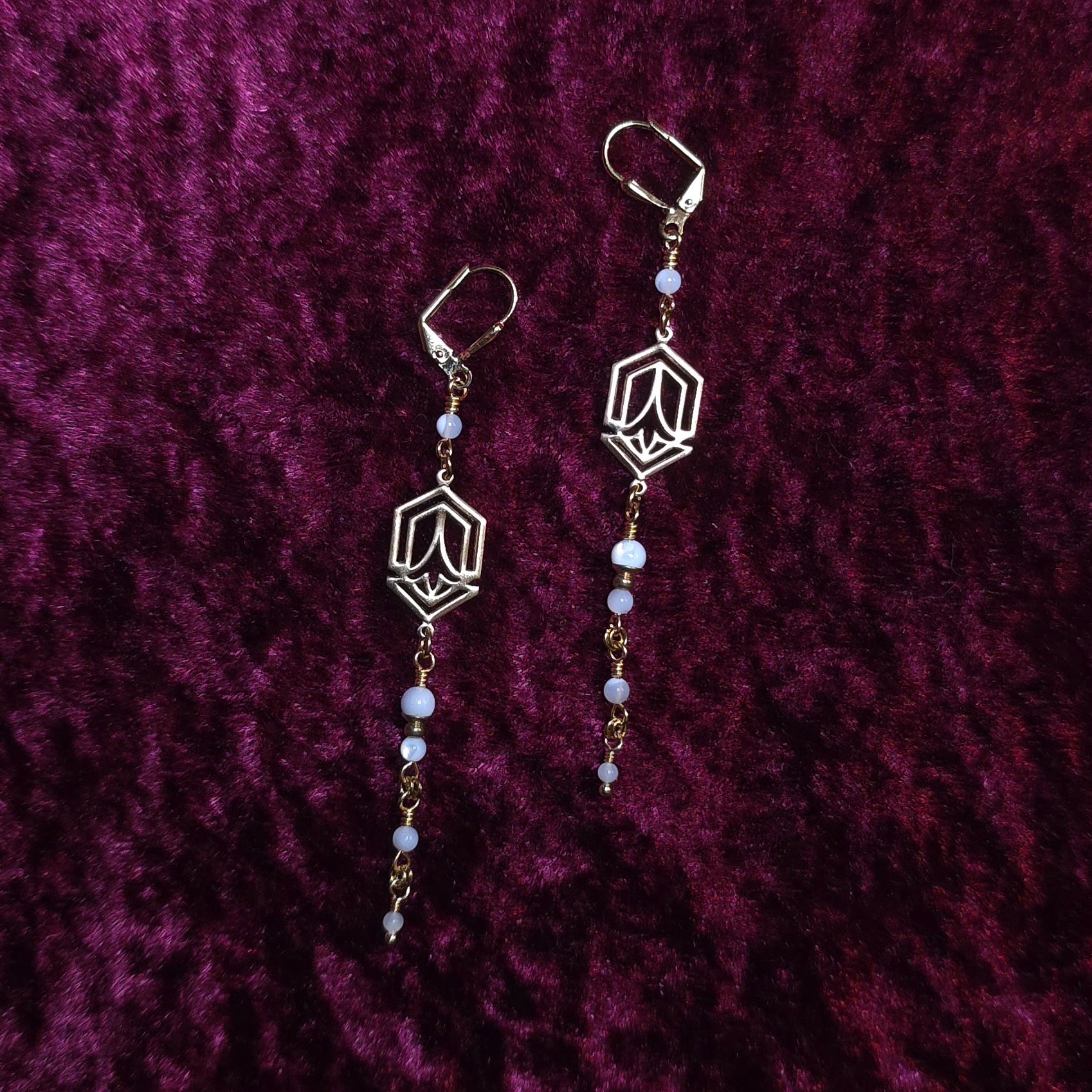 KEEPSAKE | Mother of Pearl Renaissance Inspired Earrings