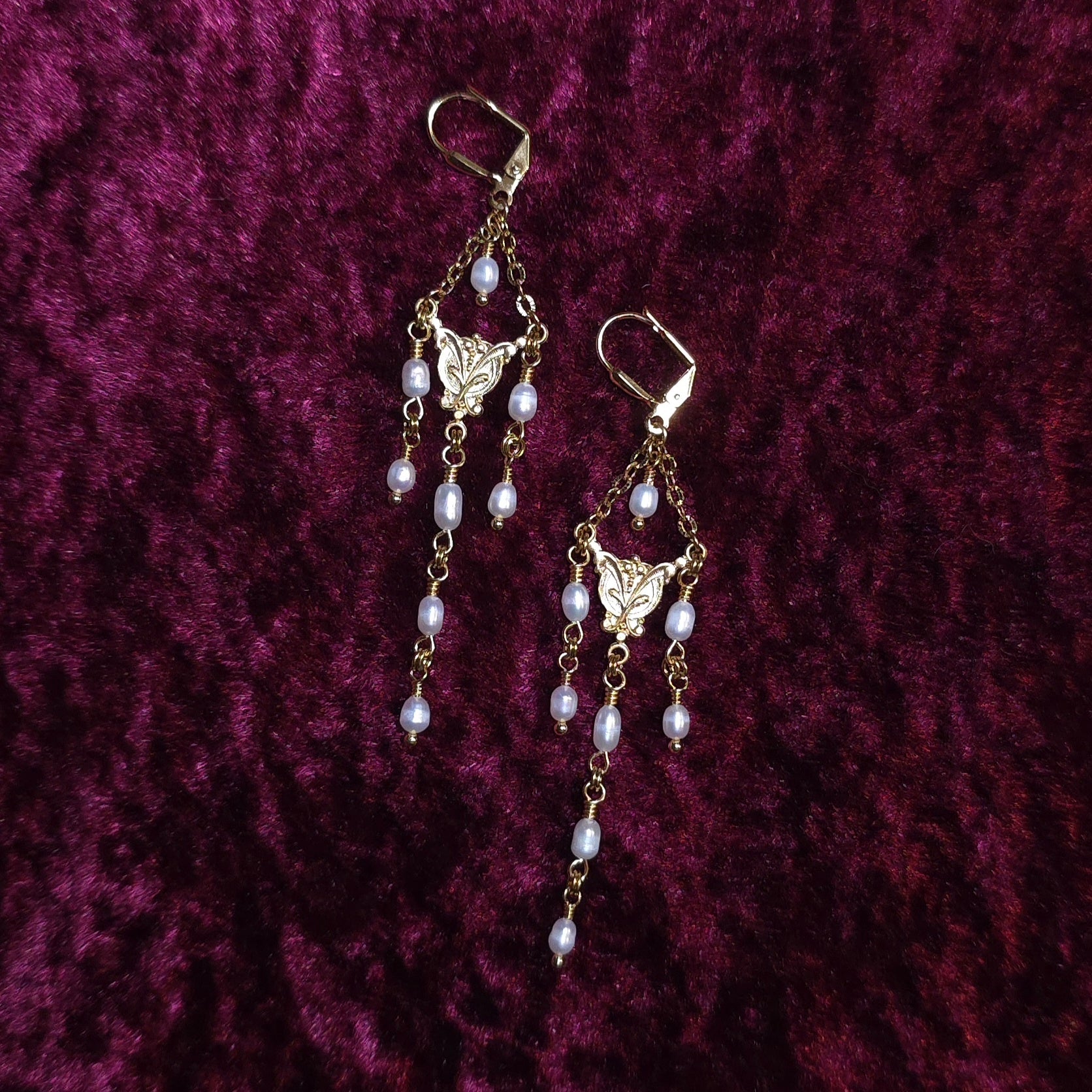 PROMISE | Freshwater Pearl Renaissance Inspired Earrings