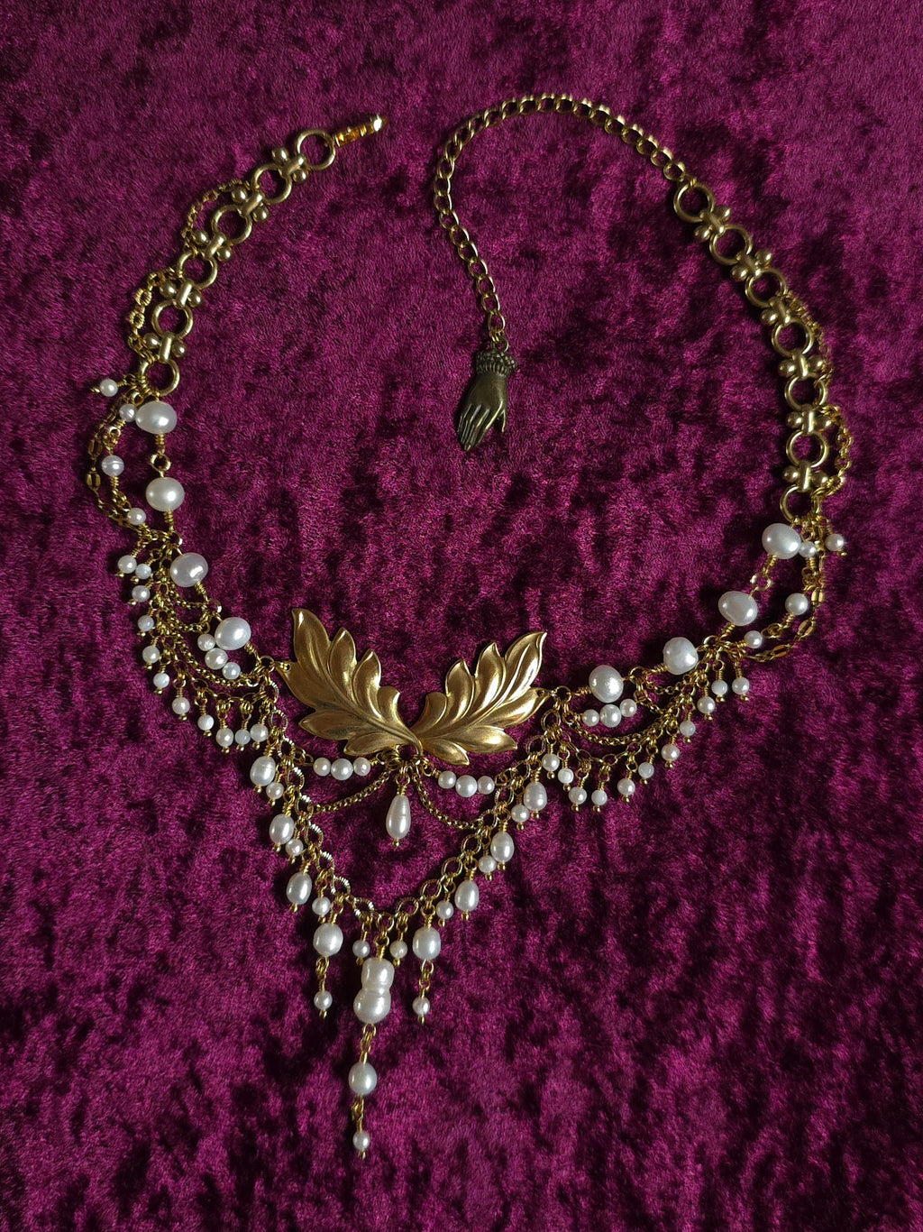 REVIVAL | Gold & Pearl Renaissance Inspired Choker