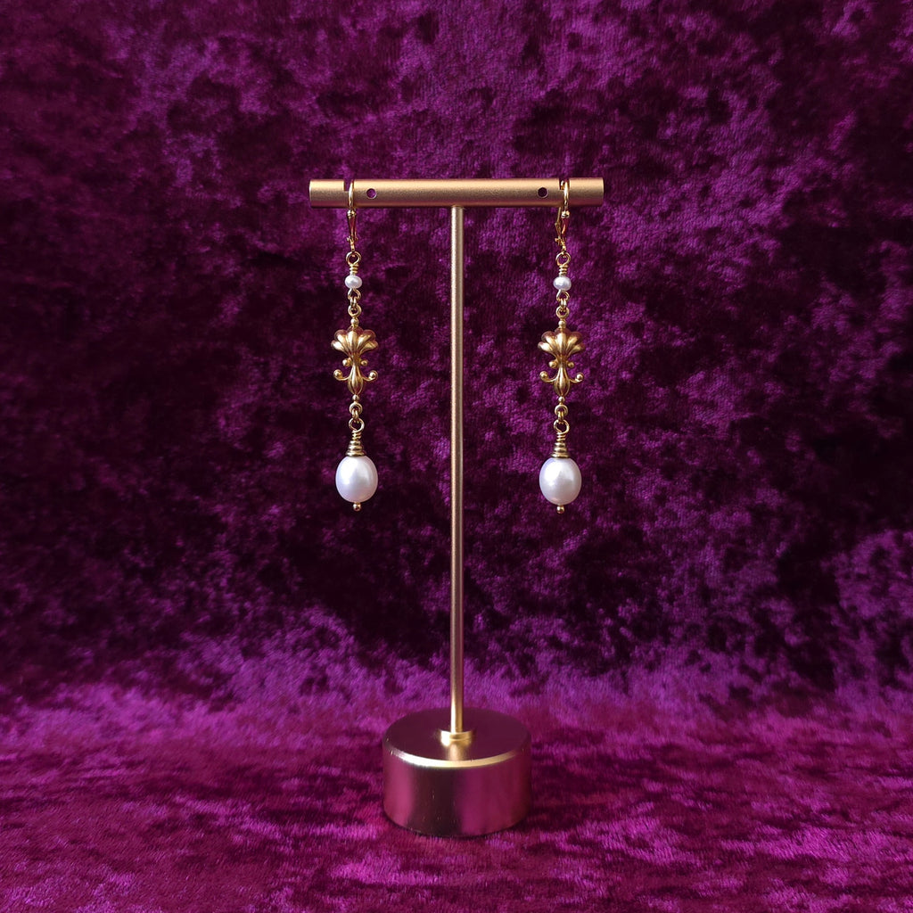 MORSEL | Freshwater Pearl Renaissance Inspired Earrings